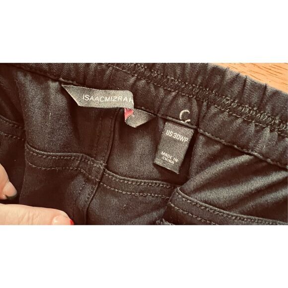 Isaac Mizrahi Live Black Womens Pants Size 30 WP - Picture 6 of 11